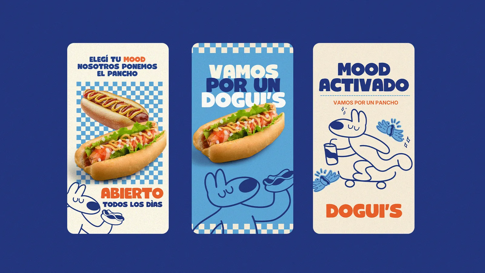 Publicaciones de Dogui’s para redes sociales
